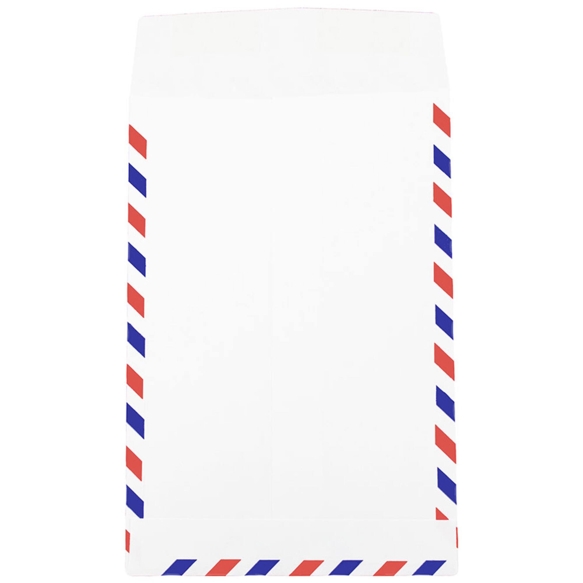 JAM Paper 6" x 9" White Open End Catalog Airmail Envelopes